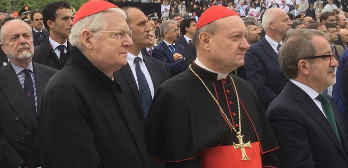 Scola alla cerimonia di apertura di Expo
