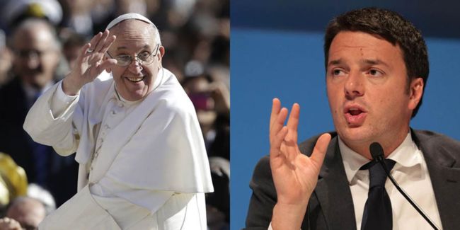 renzi bergoglio